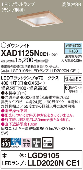 XAD1125NCE1