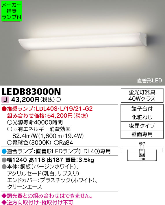 LEDB83000N-lampset