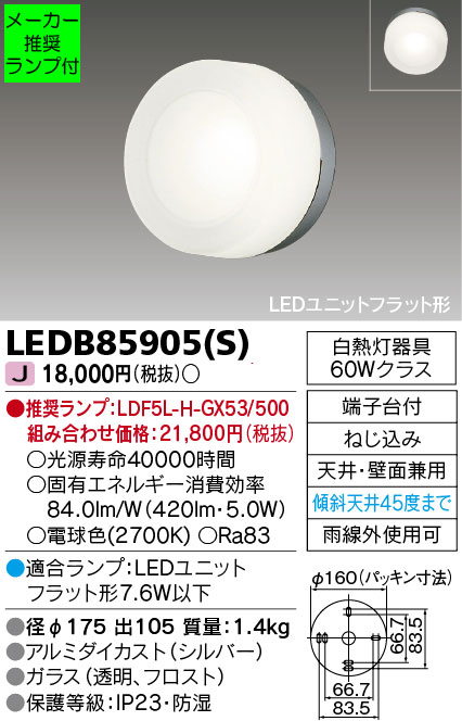 LEDB85905-S-lampset