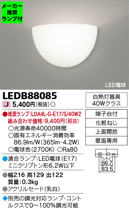 LEDB88085-lampset