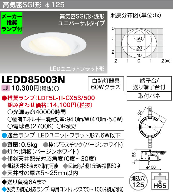 LEDD85003N-lampset