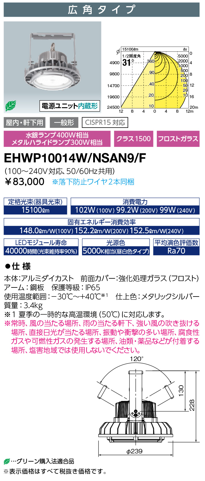 EHWP10014W-NSAN9-F