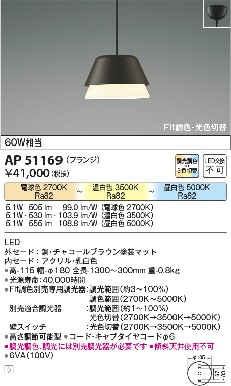 KOIZUMI(コイズミ照明)<br><br>ライトコントローラ<br>Fit調色専用調光