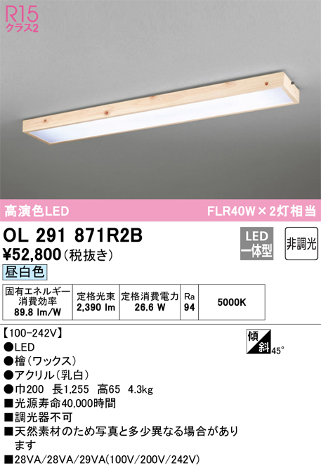 内祝い オーデリック XG505001P1B LED-LINEベースライト 防雨 防湿型 逆富士型 FL20W×1灯相当 昼白色 