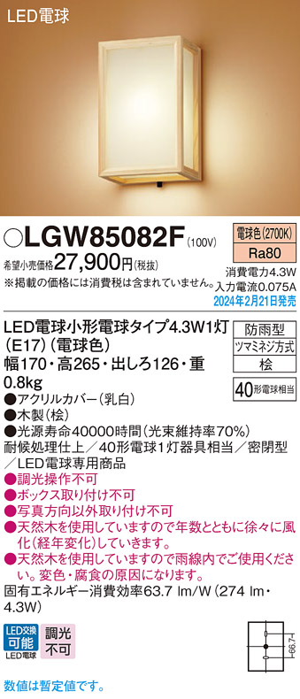 LGW85082F