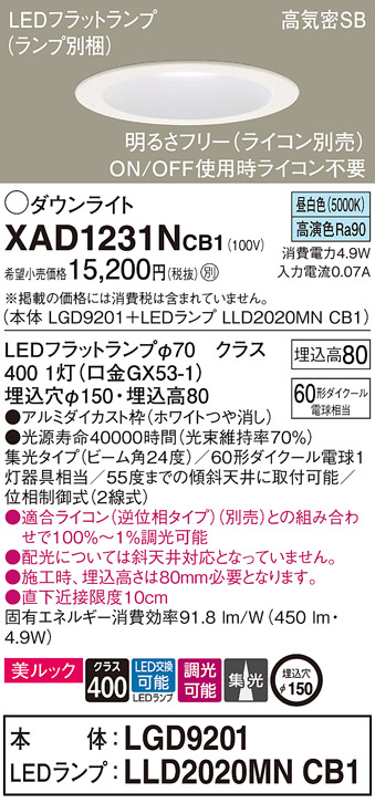 XAD1231NCB1