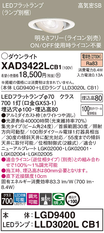 XAD3422LCB1