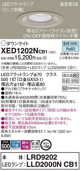 XED1202NCB1