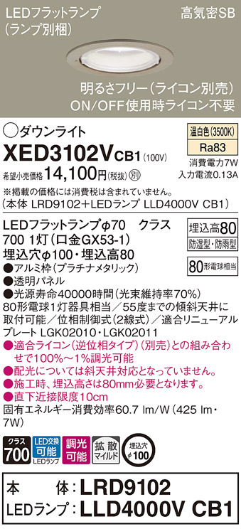 XED3102VCB1