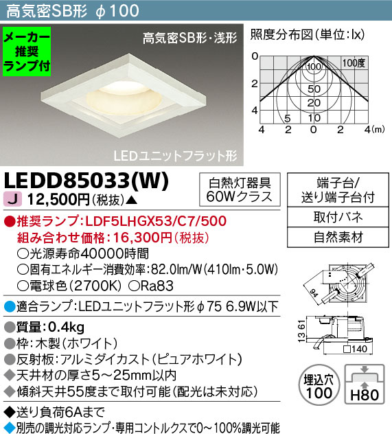 LEDD85033-W-lampset