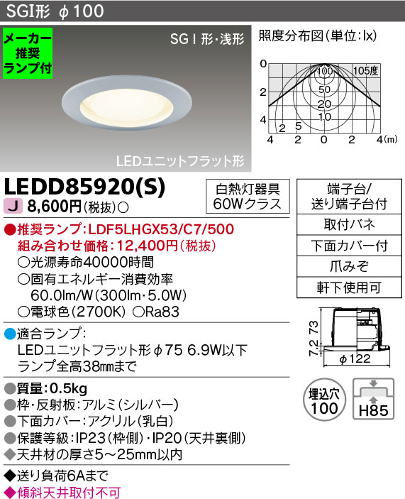 LEDD85920-S-lampset