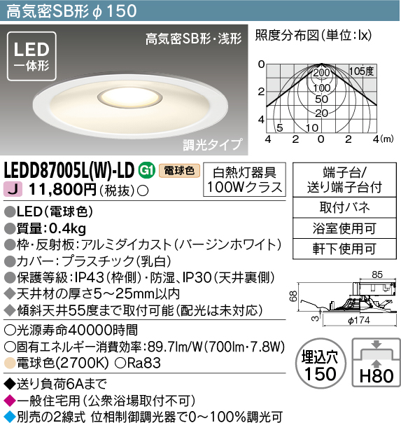 LEDD87005L-W-LD