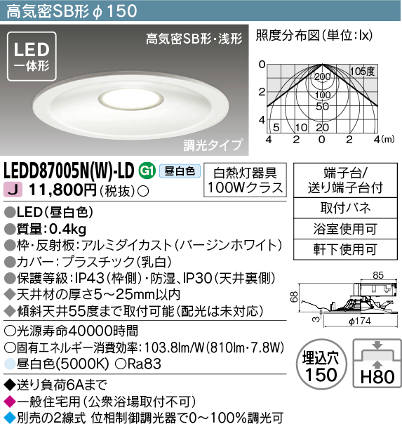 LEDD87005N-W-LD