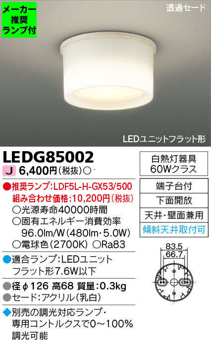 LEDG85002-lampset