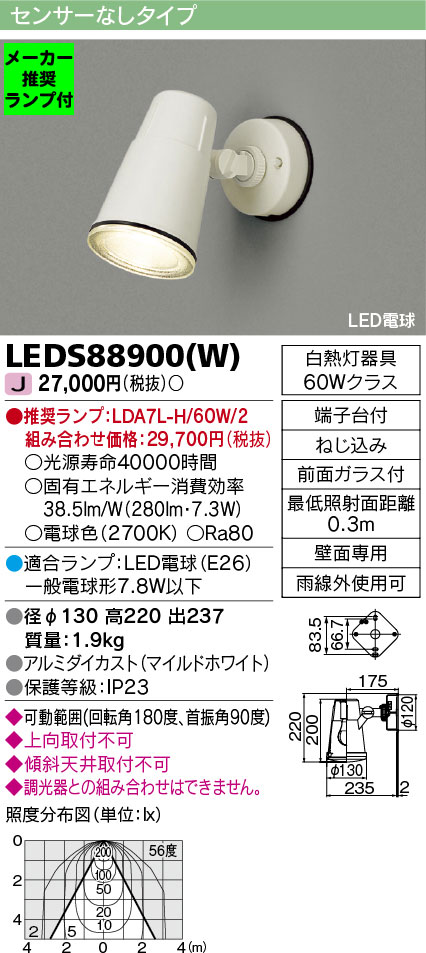 LEDS88900-W-lampset
