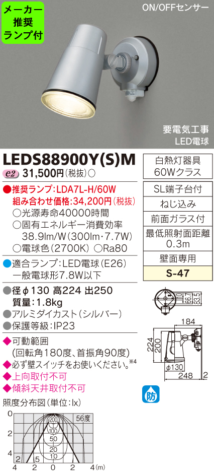 LEDS88900Y-S-M-lampset
