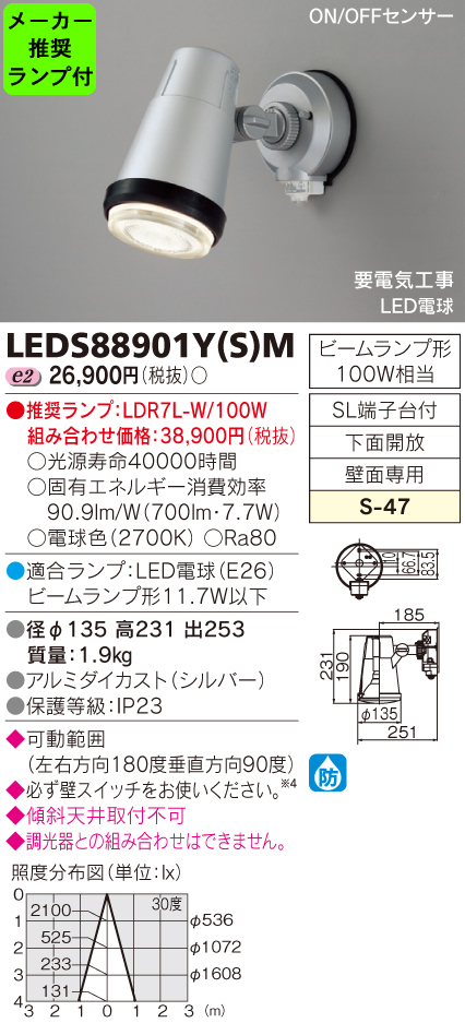 LEDS88901Y-S-M-lampset