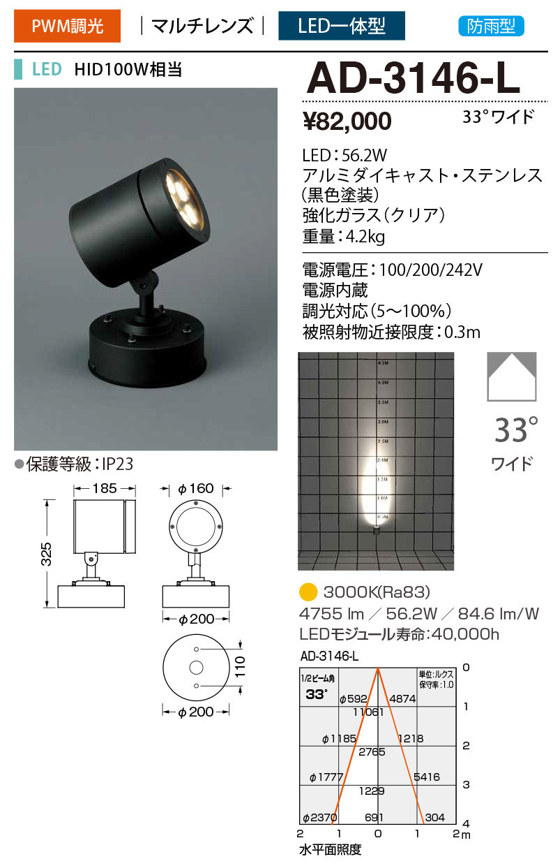 LEDスポットライトLZW-60159YB