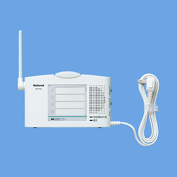 ECE1601P | ワイヤレス機器 | 小電力型ワイヤレスコール 卓上受信器 受信4表示付 パナソニック Panasonic 電設資材