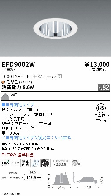 EFD9002W