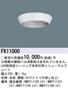 Panasonic 施設照明部材LED防雨型シーリング非常灯用 リニューアルプレートFK11000