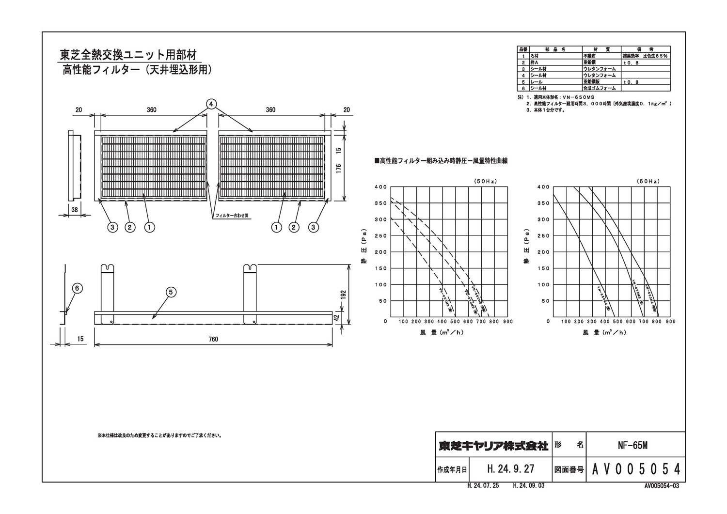 TOSHIBA 【VFE-170KFP2】 《KJK》 東芝 空調換気扇 全熱交換ユニット