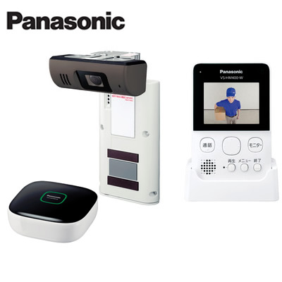 VS-HC400K-Wパナソニック Panasonic 配線不要ワイヤレス モニター付きドアカメラキット
