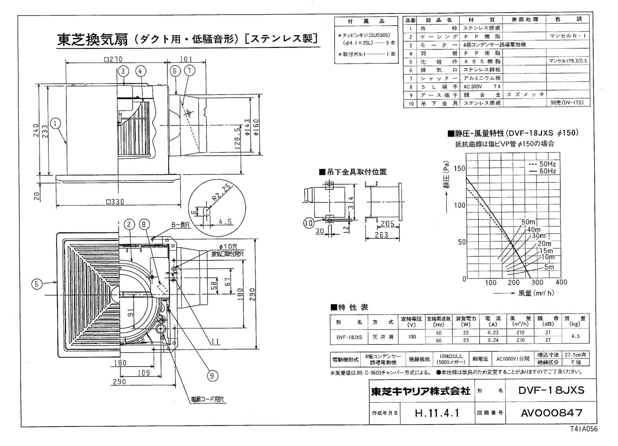 8463円 全品最安値に挑戦 DVF-18JXS 東芝 ダクト用換気扇 サニタリー用