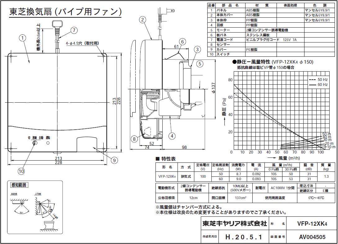 7760円 直営ストア 東芝 TOSHIBA 圧力形パイプ用ファン VFP-8XHSD2