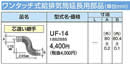 UF-14コロナ 石油給湯機器 給排気筒延長部材ワンタッチ式給排気筒延長用部品 芯違い継手